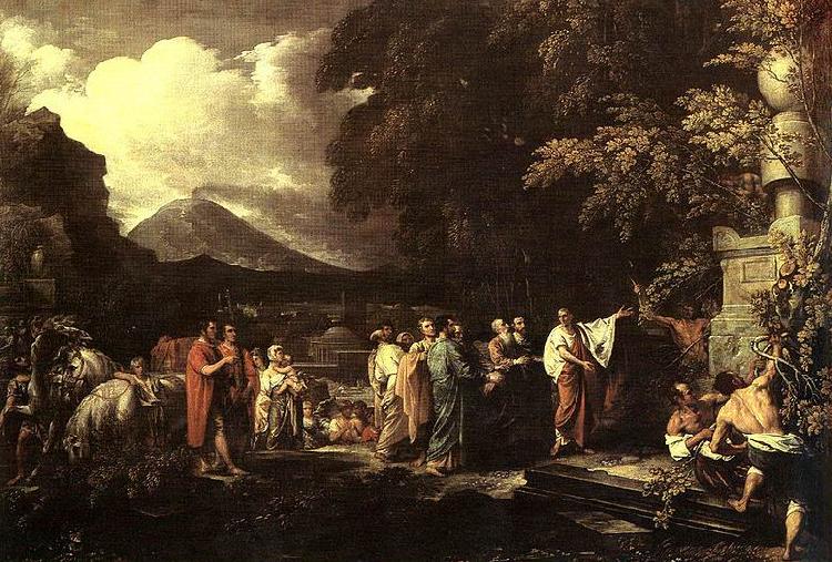 Benjamin West Cicero Discovering the Tomb of Archimedes Germany oil painting art